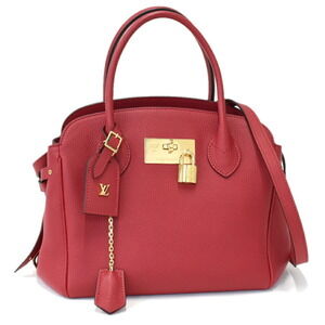 Louis Vuitton Milla Handbag Parnassua Leather Rouge Carmine Red